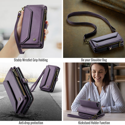 Women Shoulder Bag Apple iPhone 6 Case Card Slots Buckle Pockets