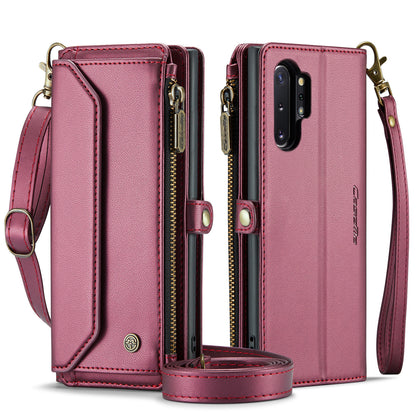 Women Shoulder Bag Galaxy Note10+ Case Card Slots Buckle Pockets