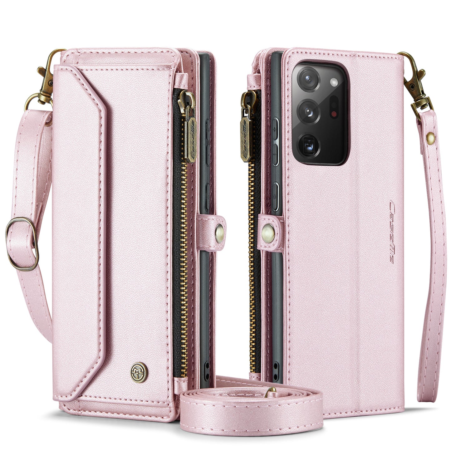 Women Shoulder Bag Galaxy Note20 Ultra Case Card Slots Buckle Pockets