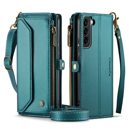 Women Shoulder Bag Samsung Galaxy S21 Case Card Slots Buckle Pockets