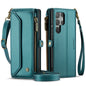 Women Shoulder Bag Galaxy S22 Ultra Case Card Slots Buckle Pockets