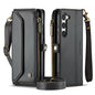 Women Shoulder Bag Samsung Galaxy S23 Case Card Slots Buckle Pockets