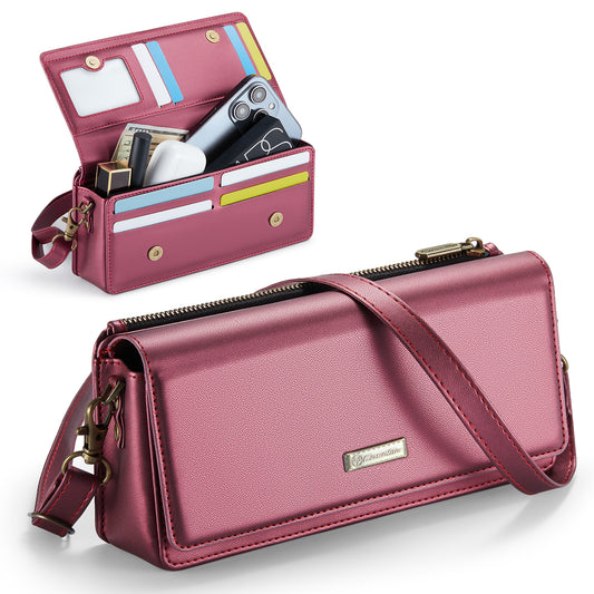 Women Leather 3-in-1 Crossbody Galaxy S22 Ultra Handbag Fashion