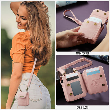 Women's Crossbody Lips AirPods 2nd Gen Purse Vertical Magnetic Clip