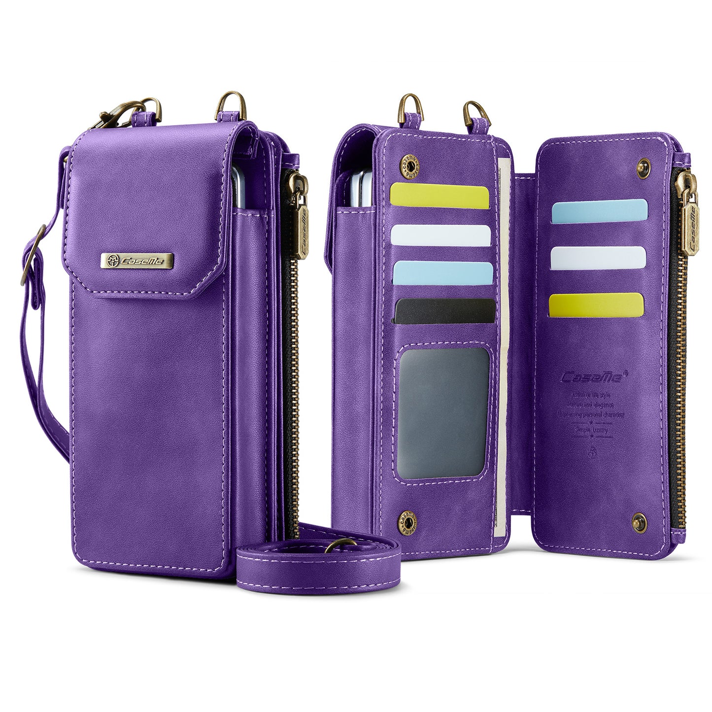 Women's Crossbody Galaxy Z Fold3 Purse Vertical Magnetic Clip