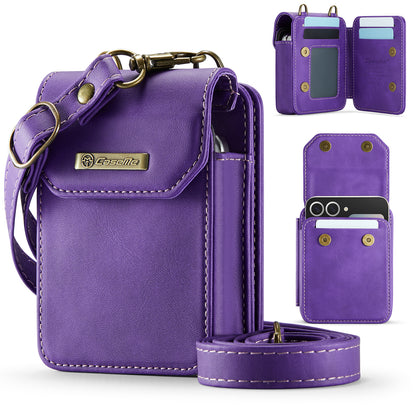 Women's Crossbody Galaxy Z Flip5 Purse Vertical Magnetic Clip