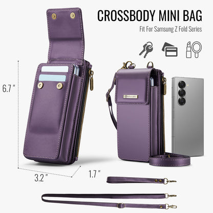 Women Shoulder Hand Bag Galaxy Z Fold6 Case Cards Holder