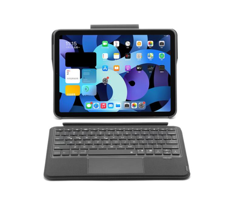 Detachable Folio Stand Touchpad Keyboard Apple iPad Air 5 Case TPU