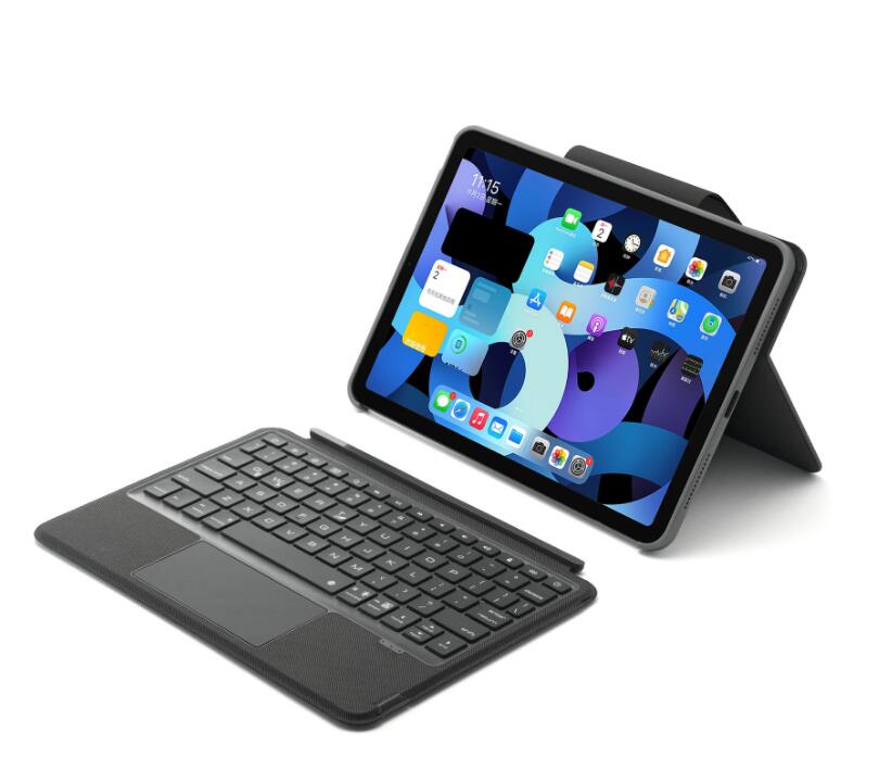 Detachable Folio Stand Touchpad Keyboard Apple iPad Air 5 Case TPU