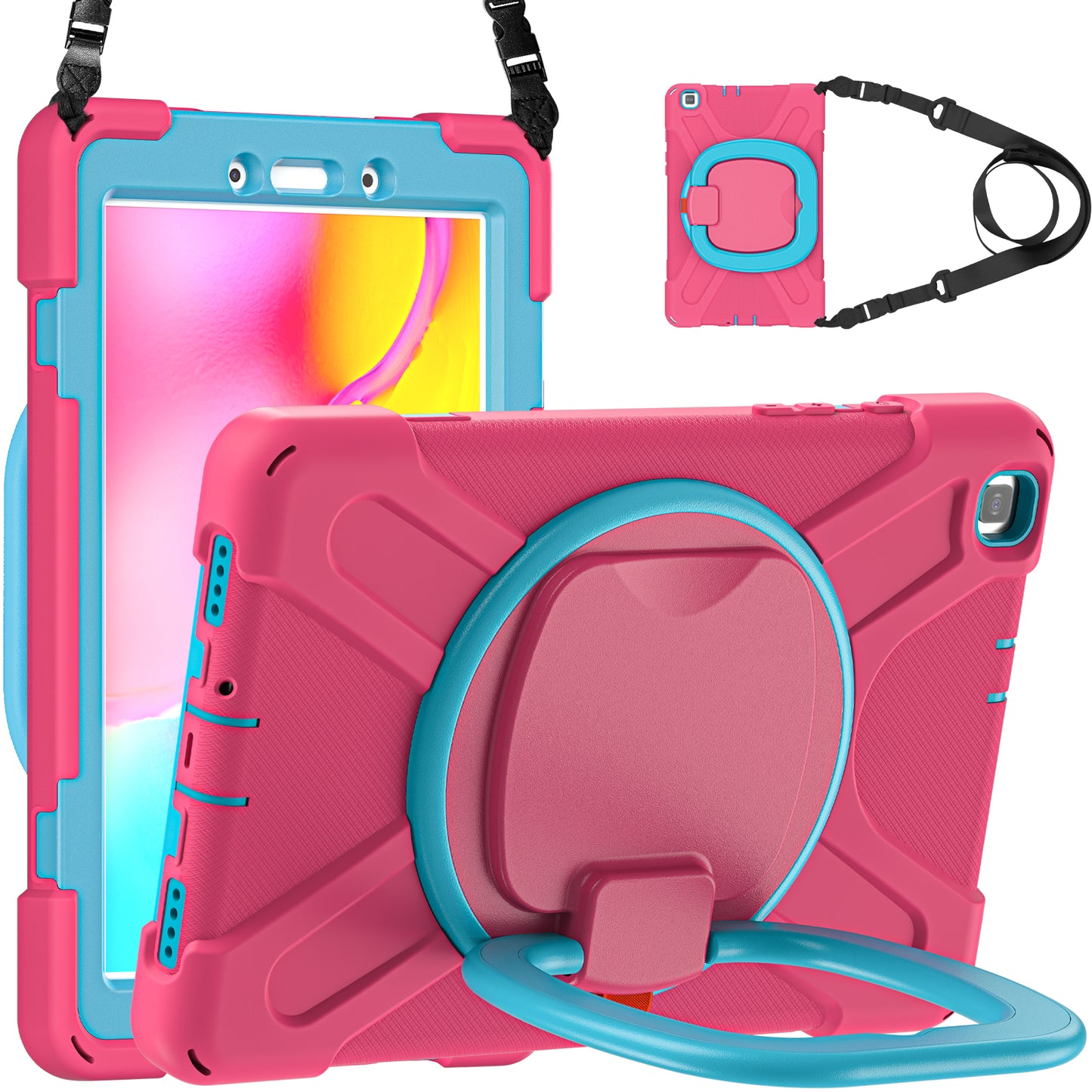 Pirate Box Galaxy Tab A 8.0 (2019) Case Hook Stand Rotating Hand