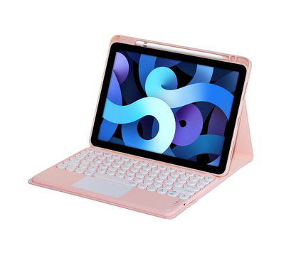 Detachable Touchpad Keyboard Apple iPad Air 4 Case with Pencil Holder