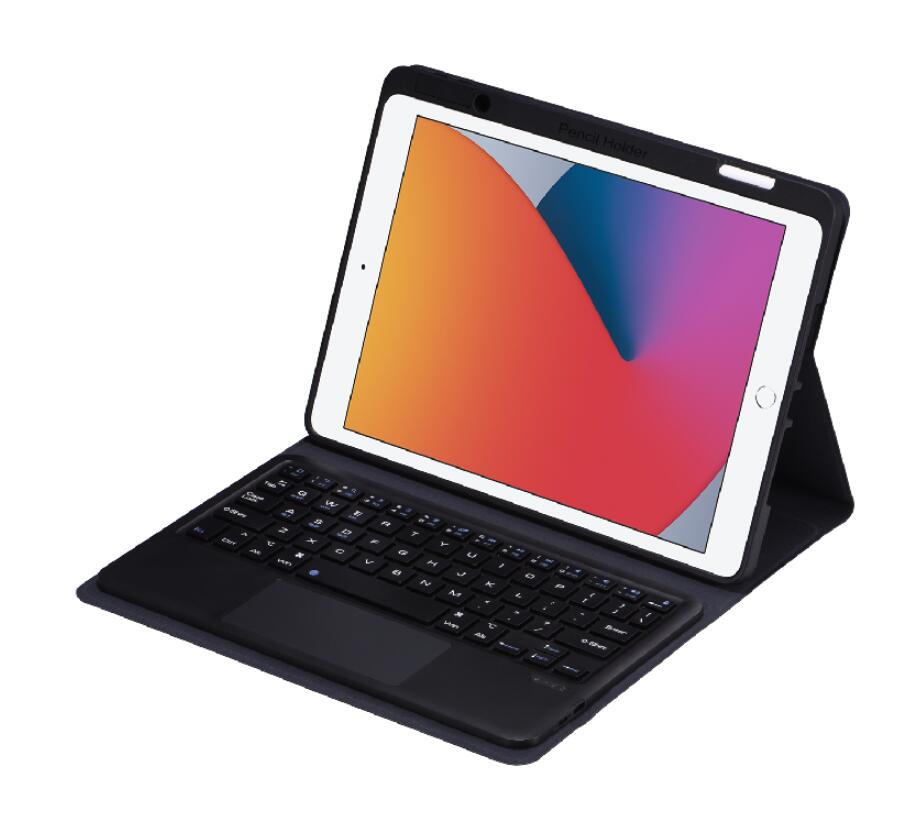 Trapezium Touchpad Keyboard Apple iPad 7 Case Detachable