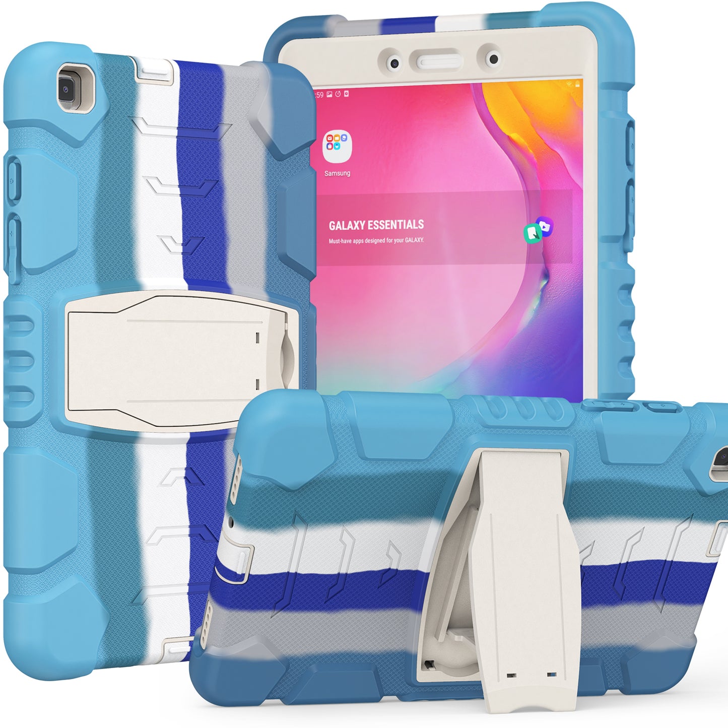 Gorilla King Kong Galaxy Tab A 8.0 (2019) Case Stand Triple Protection