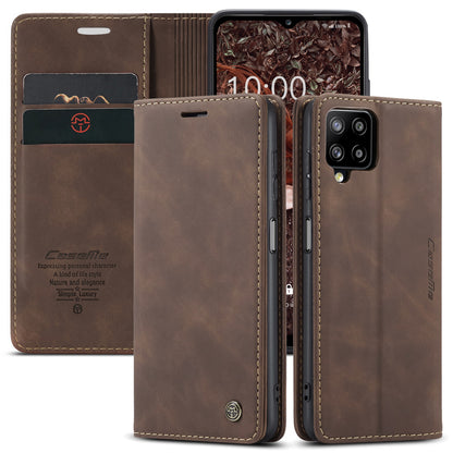 Book Classical Retro Leather Samsung Galaxy A12 Case Slim Wallet