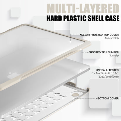 Popeye MacBook Air 13.3 A1932 Case 360 Full Protection