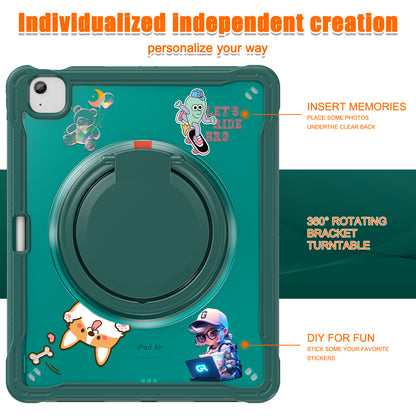 Popeye Handle Grip iPad Air 13 Case 360 Rotatable Stand