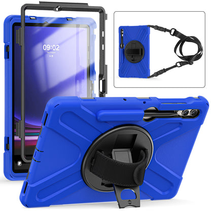 Pirate King Galaxy Tab S9+ Case 360 Rotating Stand Hand Shoulder