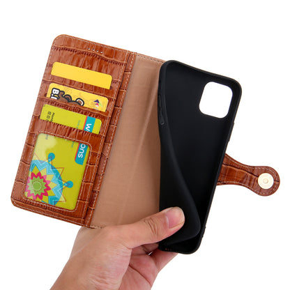 Wallet Crocodile Genuine Leather iPhone 12 Mini Case Flip