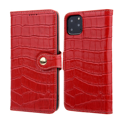 Wallet Crocodile Genuine Leather iPhone 12 Mini Case Flip