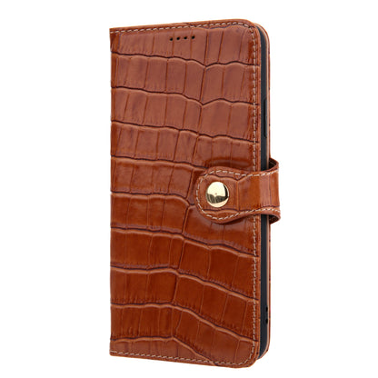 Wallet Crocodile Genuine Leather iPhone 12 Mini Case Flip