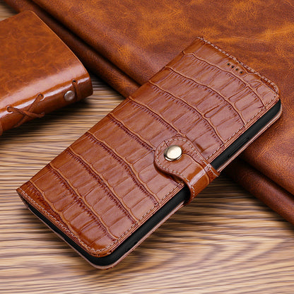 Wallet Crocodile Genuine Leather iPhone 13 Case Flip