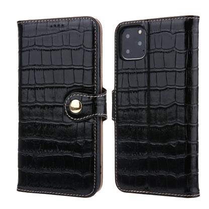 Wallet Crocodile Genuine Leather iPhone 16 Plus Case Flip