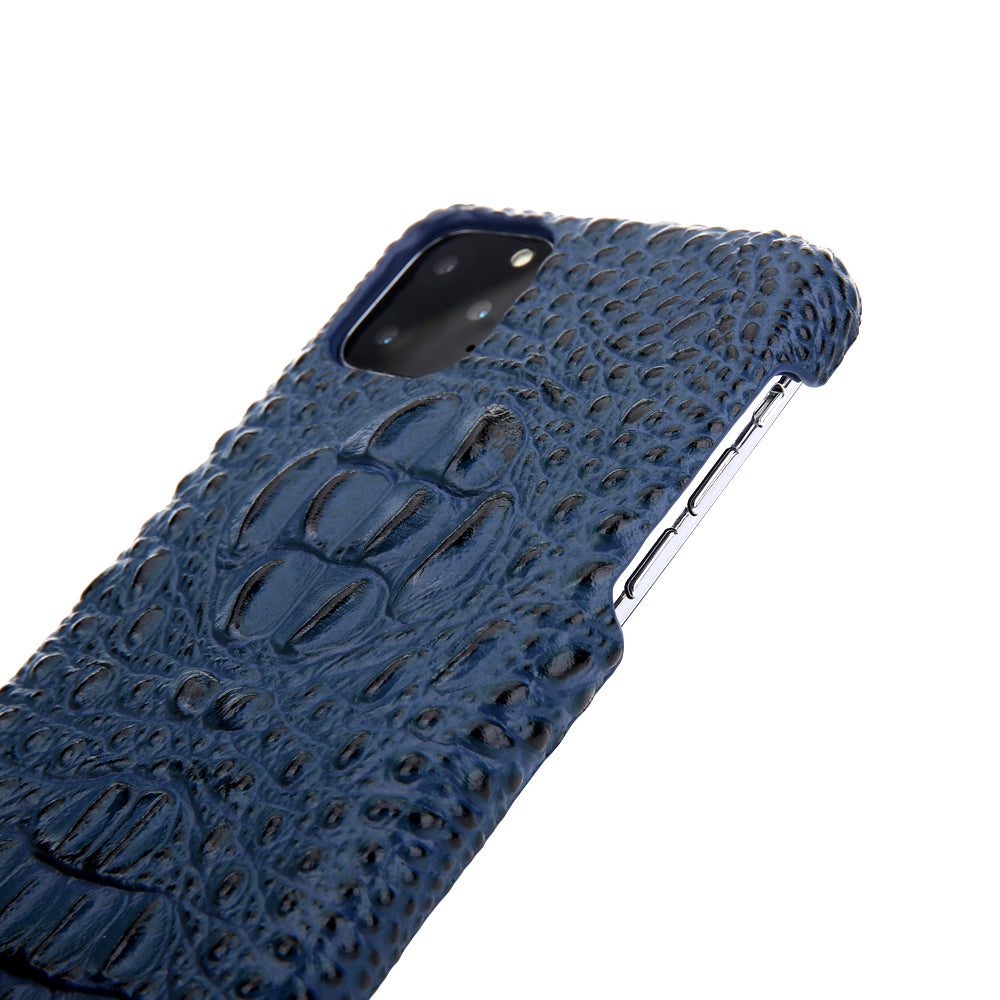 Deluxe Head Crocodile Genuine Leather iPhone 11 Case