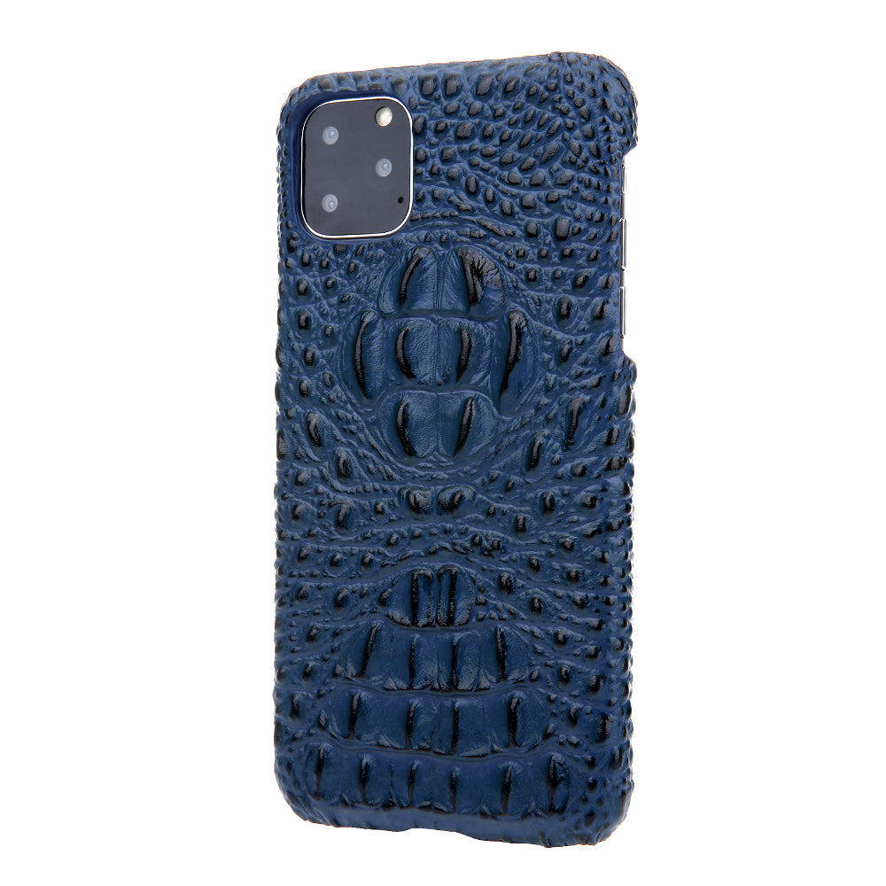 Deluxe Head Crocodile Genuine Leather iPhone 11 Case