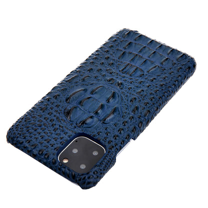 Deluxe Head Crocodile Genuine Leather iPhone 11 Case