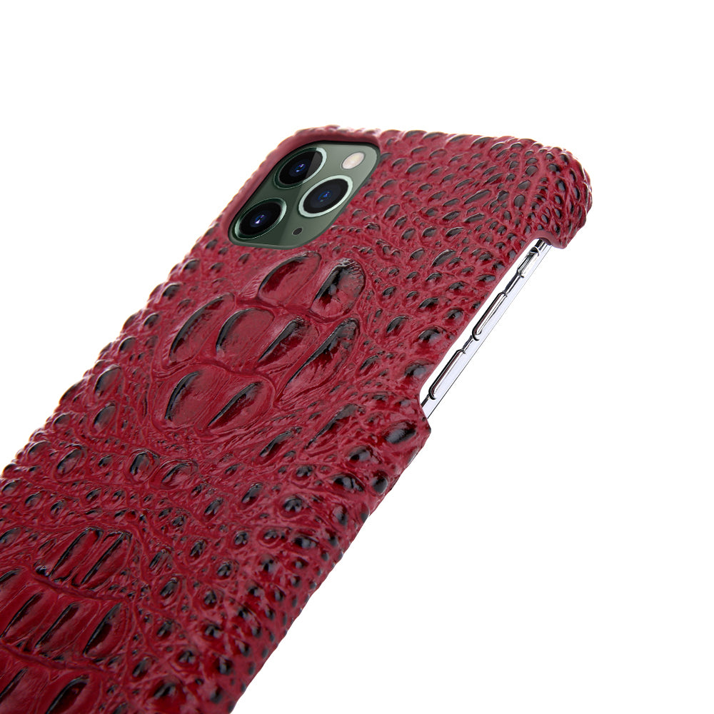 Deluxe Head Crocodile Genuine Leather iPhone 11 Pro Max Case