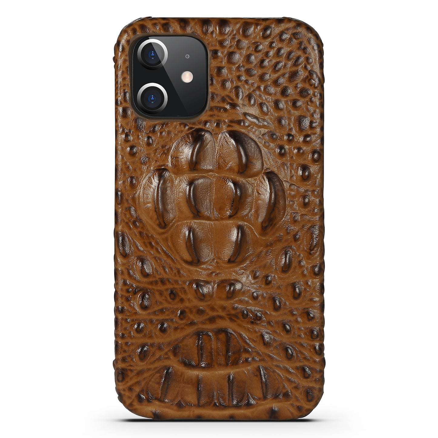 Deluxe Head Crocodile Genuine Leather iPhone 12 Mini Case