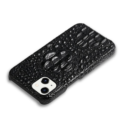 Deluxe Head Crocodile Genuine Leather iPhone 13 Case