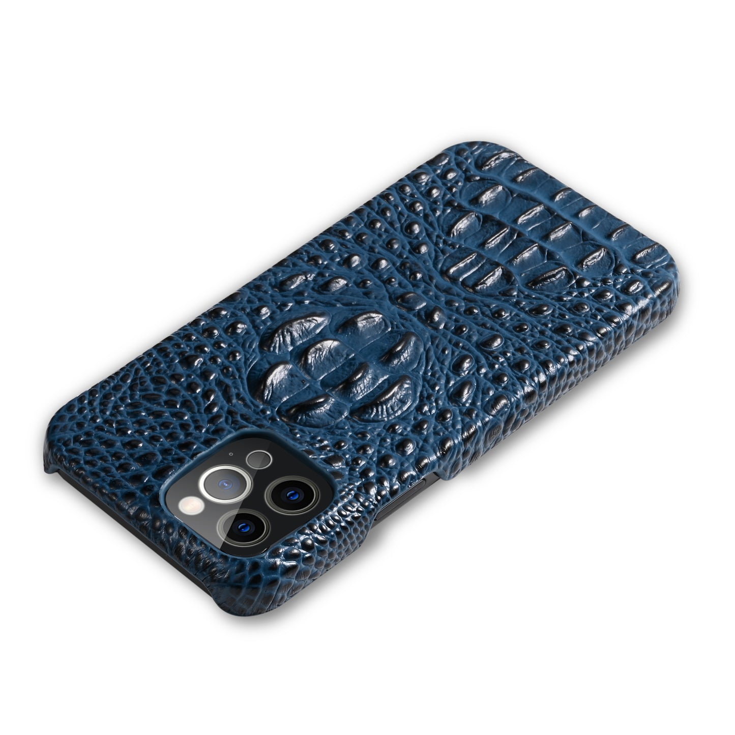 Deluxe Head Crocodile Genuine Leather iPhone 14 Pro Max Case