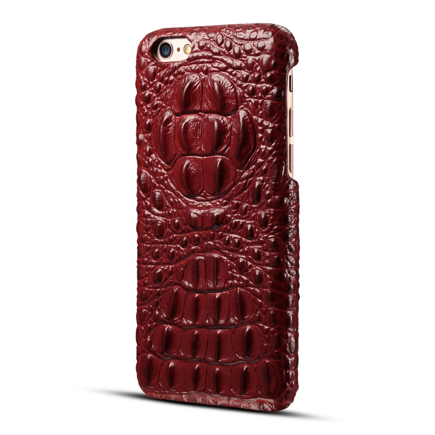 Deluxe Head Crocodile Genuine Leather iPhone SE 2020 Case