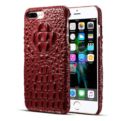 Deluxe Head Crocodile Genuine Leather iPhone 8 Plus Case