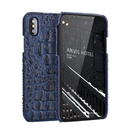 Deluxe Head Crocodile Genuine Leather iPhone X Xs Case