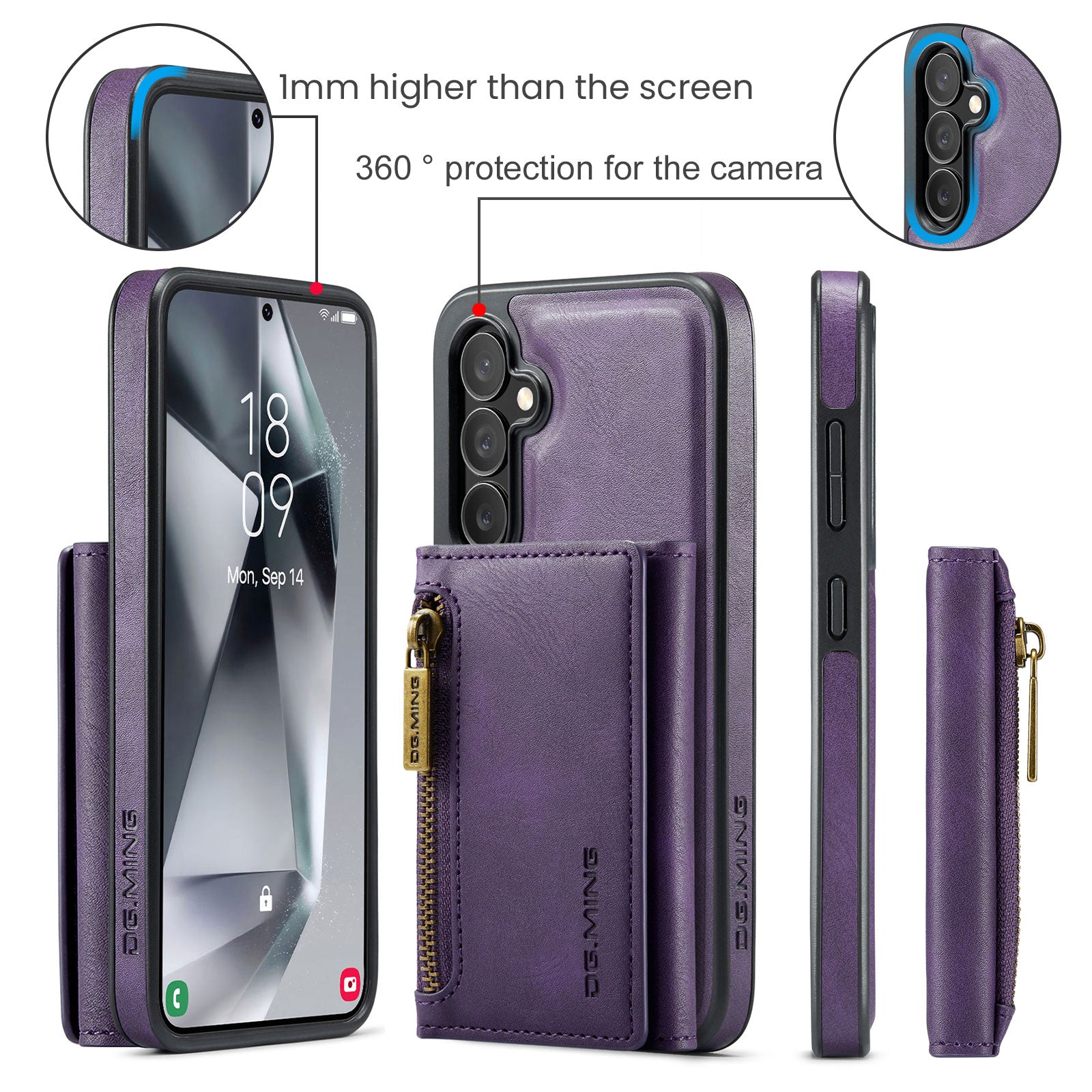 dg-ming-galaxy-s25-case-with-magnetic-zipper-wallet-flip-stand_9