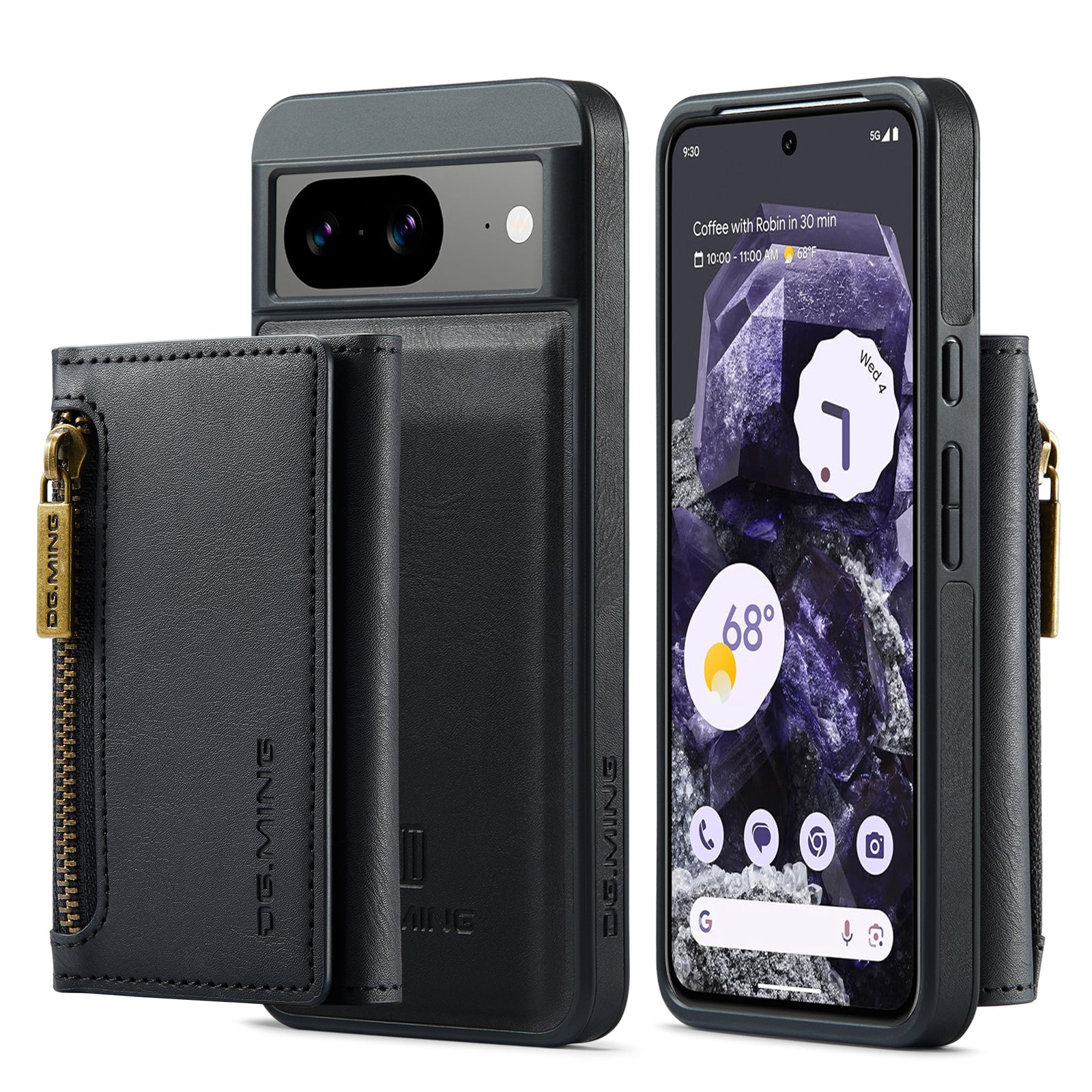 dg-ming-google-pixel-8-case-with-magnetic-zipper-wallet-flip-stand_14