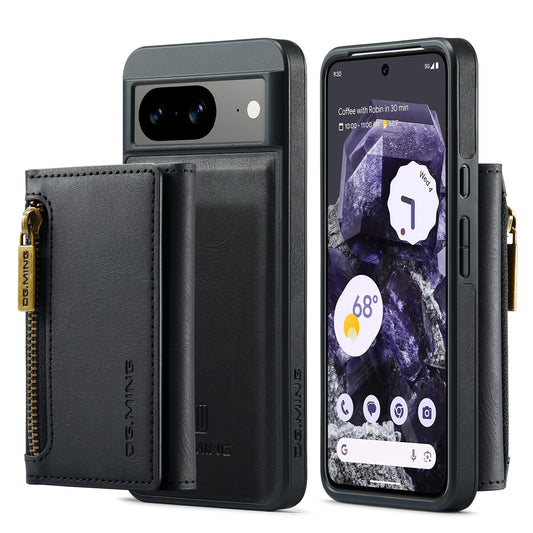 dg-ming-google-pixel-8-case-with-magnetic-zipper-wallet-flip-stand_14