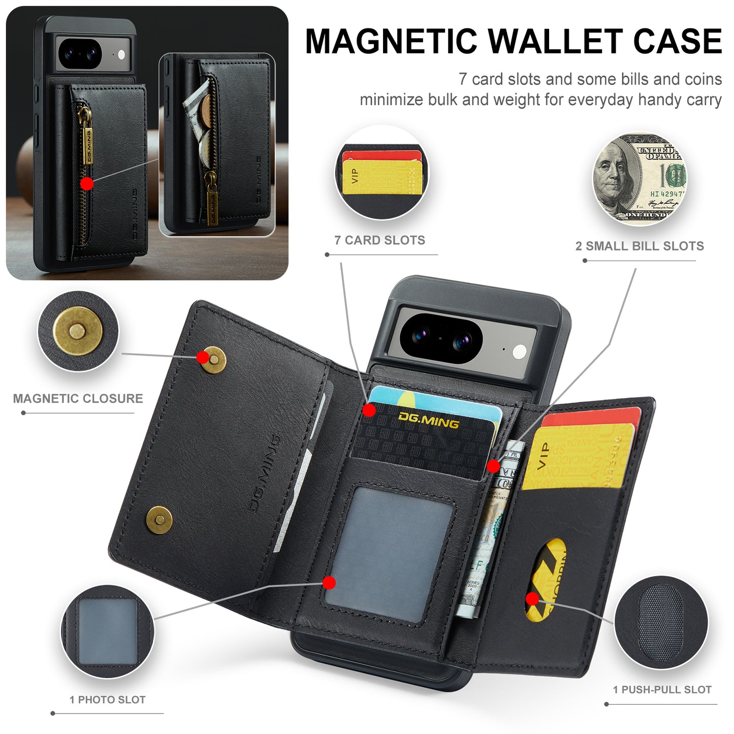 dg-ming-google-pixel-8-case-with-magnetic-zipper-wallet-flip-stand_6
