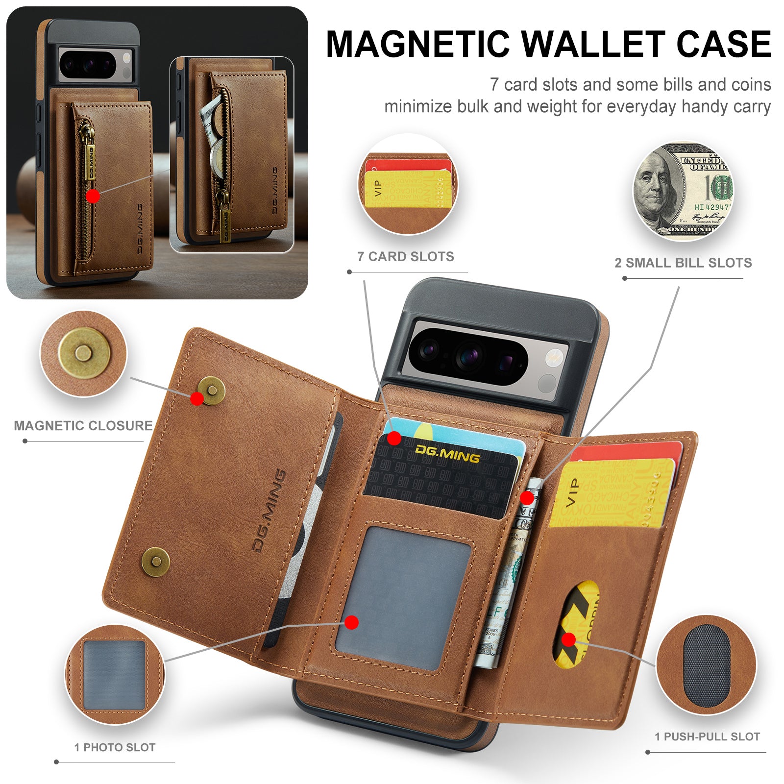 dg-ming-google-pixel-8-pro-case-with-magnetic-zipper-wallet-flip-stand_8