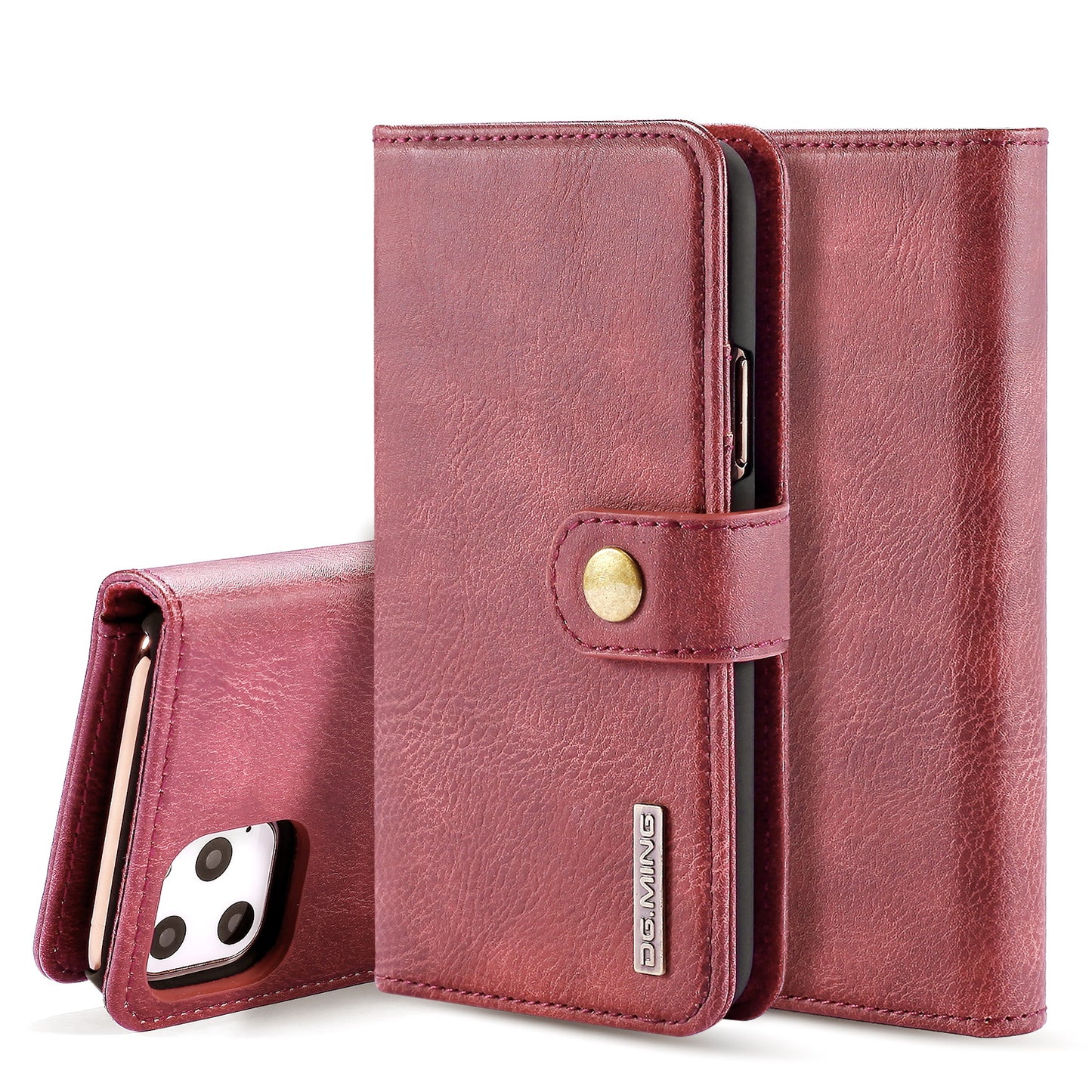 dg-ming-iphone-11-pro-case-leather-buckle-stand-wallet-2-in-1_4