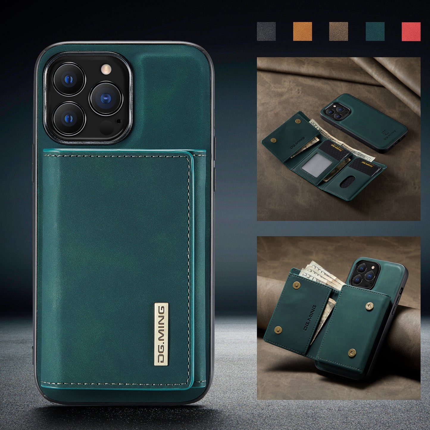 dg-ming-iphone-13-pro-max-case-with-magnetic-stand-foldable-wallet_14