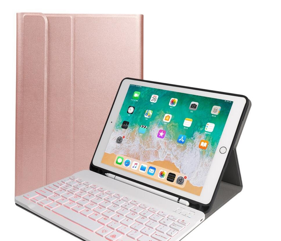 Voltage Slim Backlit Keyboard Apple iPad 5 Case with Pencil Holder