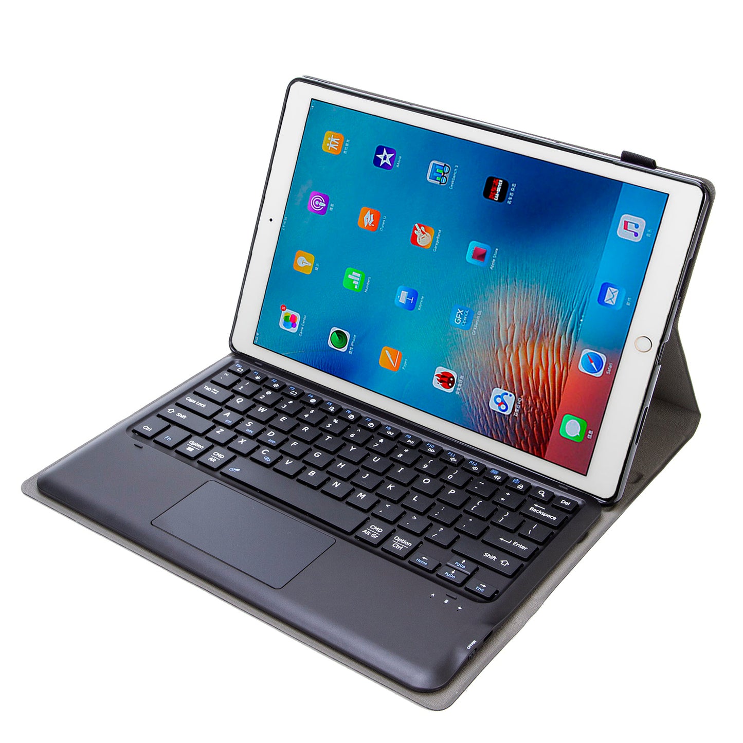 Voltage Leather Touchpad Keyboard Apple iPad Pro 12.9 (2015) Case Slim