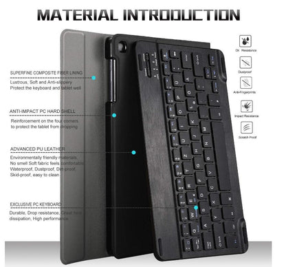 Voltage Slim Keyboard Galaxy Tab A9+ Case Book Stand