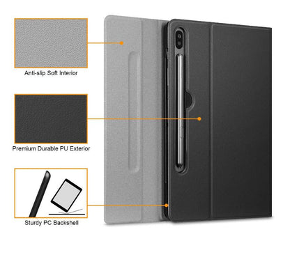 Voltage Slim Keyboard Galaxy Tab S6 Case Book Stand