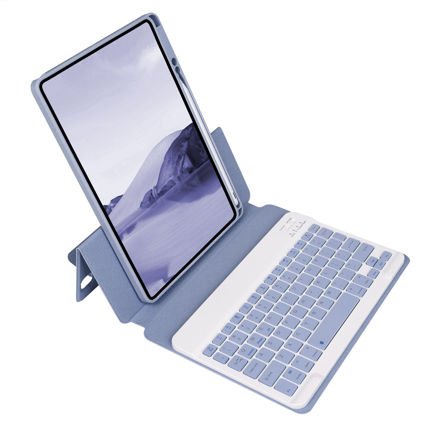 Detachable Horizontal Vertical Keyboard Apple iPad 7 Case Slim