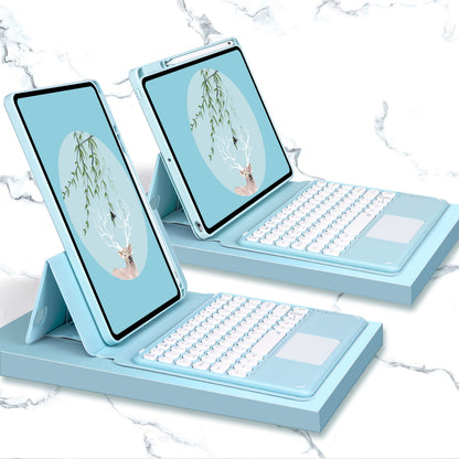 Horizontal Vertical Stand Touchpad Keyboard Apple iPad 7 Case