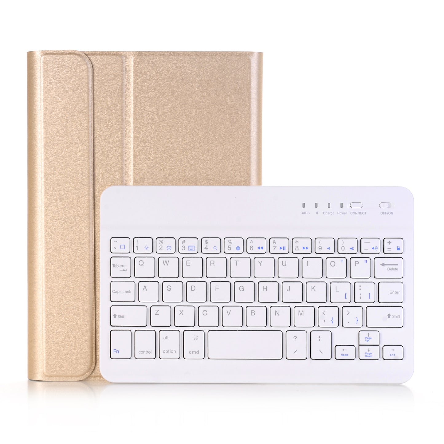 Voltage Classical Keyboard Apple iPad 7 Case Slim Folio Stand